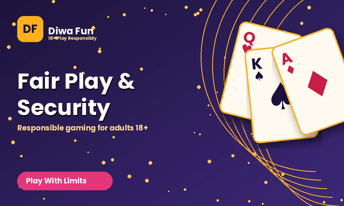 Fair play and security banner for Diwa Fun